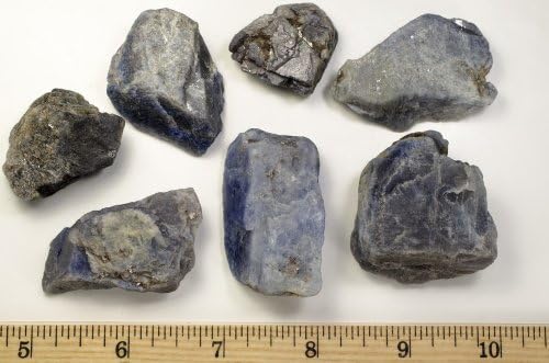 Fantasia Large Blue Sapphire Rough Stones 18 Lb