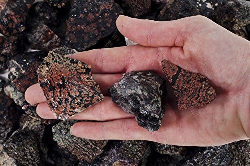 Fantasia Red Snowflake Obsidian Rough Stones 1 lb