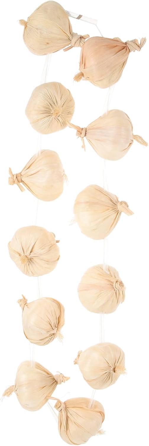 Magiclulu Artificial Garlic String Wreath Decor