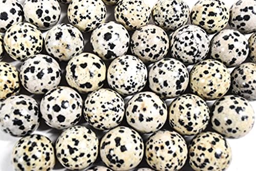 Dalmatian Jasper Sphere Natural Gemstone Decor Ball