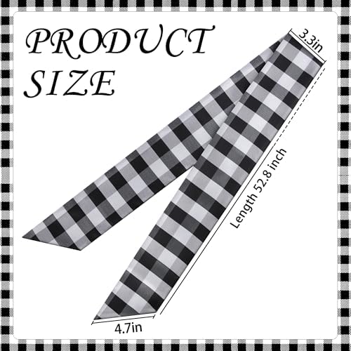 RunNico 2 Pack Plaid Door Wreath Sash