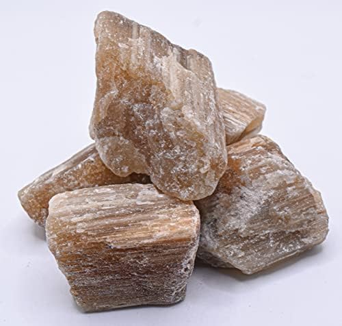 HQRP Orange Cats Eye Stilbite Rough Specimen Crystal Mineral for Carving
