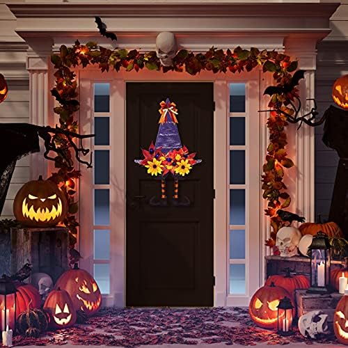 Hotop Witch Hat Metal Wreath Frame 2 Pack 126x134 Inch