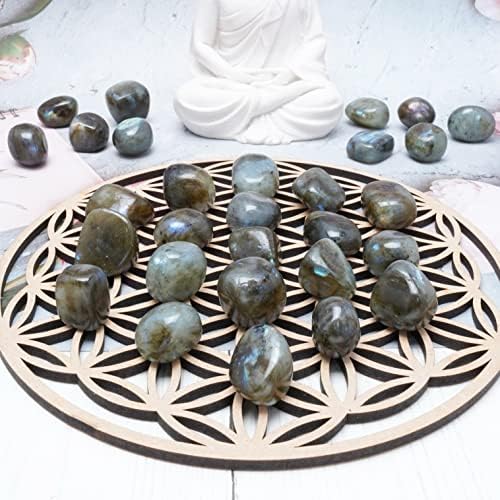 ZAICUS Tumbled Stones Set for Decor Feng Shui Jewelry