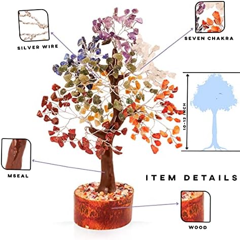 PYOR Seven Chakra Crystal Tree Healing Energy Generator