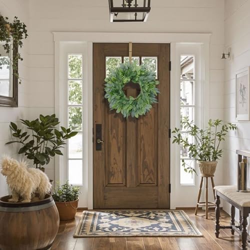 24-26 Inch Artificial Eucalyptus Wreath for Front Door