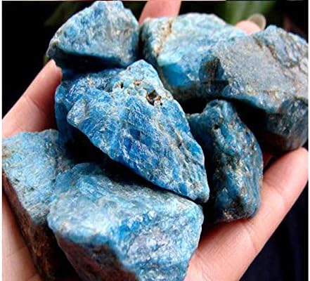 Blue Apatite Healing Crystal Rough Stones for Tumbling and Wire Wrapping
