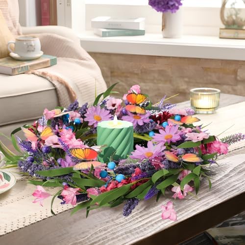 Lavender Wreath for Front Door - 18 Inch All Season Decor