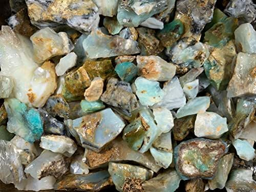 Fantasia Natural Blue Opal Rough Stones 12 lb from Peru