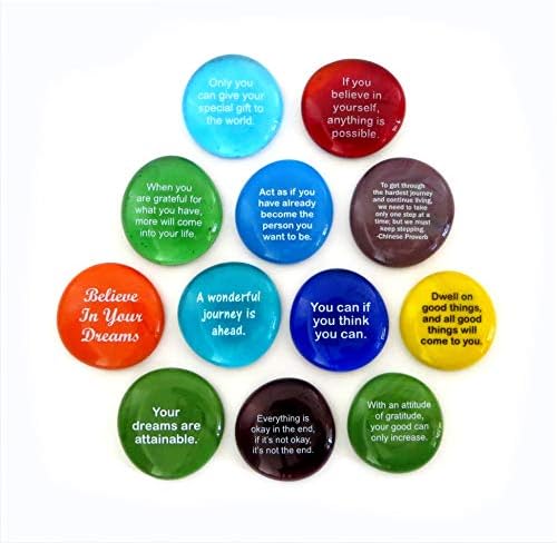 Destiny Stones 12 Glass Stones for Positive Future