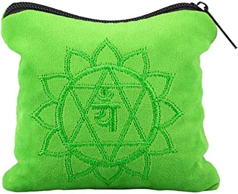 Rockcloud Green Aventurine Tumbled Stones Chakra Bag Healing