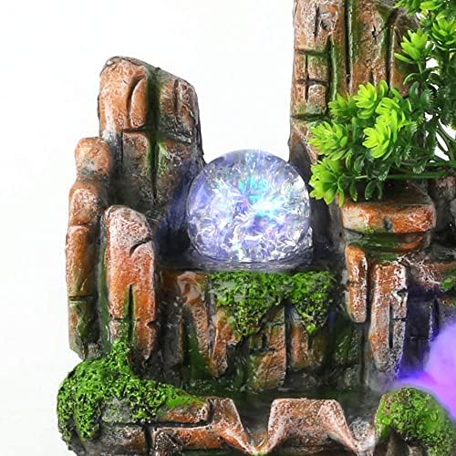 AngelcityCC Fountain Waterfall Indoor Zen Meditation LED Lamp