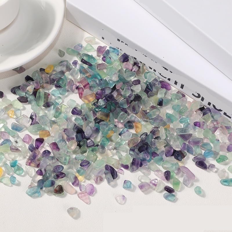 NASTYA Natural Color Fluorite Crushed Stones 7-9mm