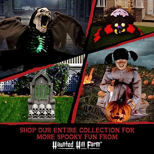 Haunted Hill Farm 24-Inch Halloween Wreath