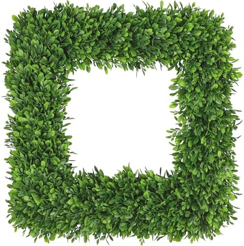 Artgar 20 Inch Boxwood Wreath for Front Door Decor