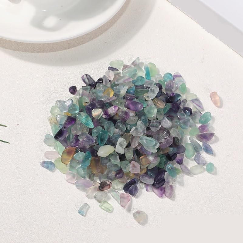NASTYA Natural Color Fluorite Crushed Stones 7-9mm