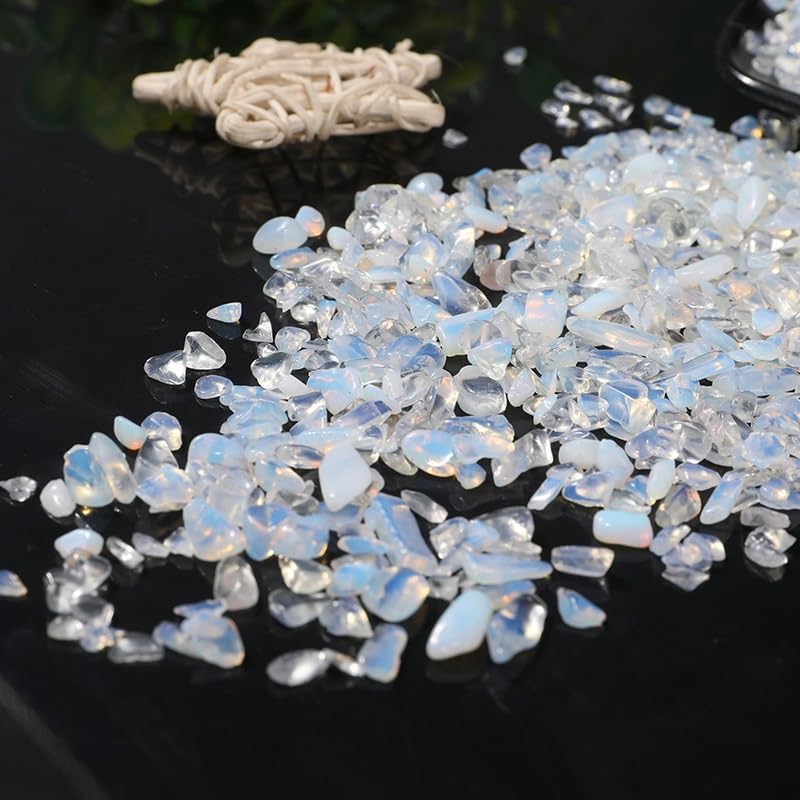 NASTYA Natural Opal Gravel Tumbling Stones for Fountain Fish Tank and Decorations