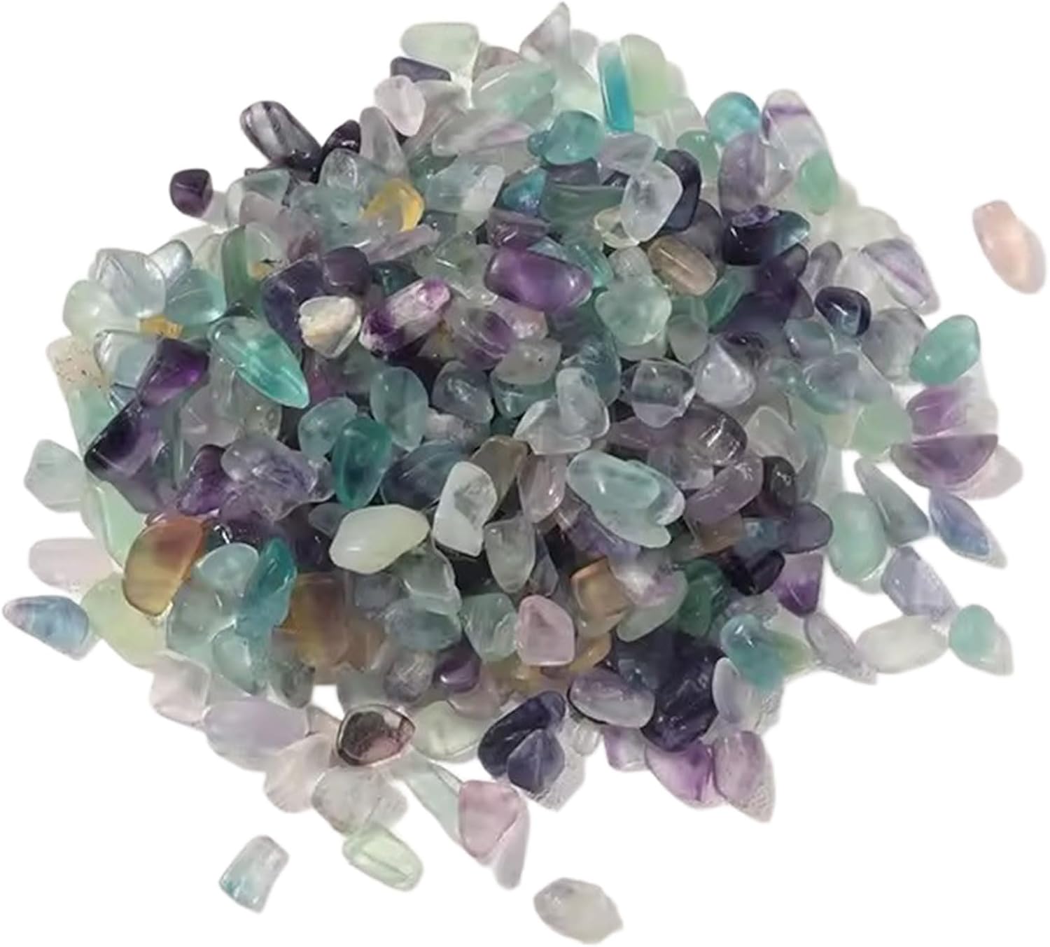 Rainbow Fluorite Tumbled Stones 22lb 9-12mm