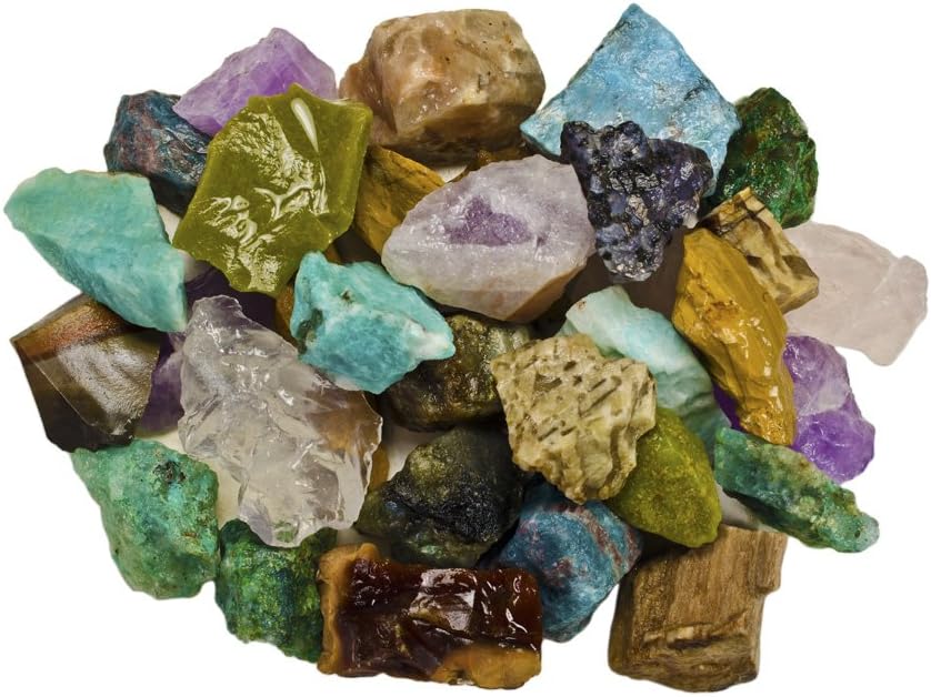 Fantasia 12 Pounds Bulk Rough Madagascar Stone Mix