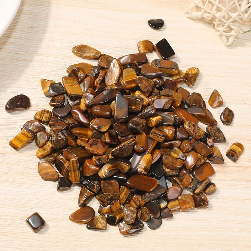 NASTYA Natural Tiger Eye Crushed Stones Decorations