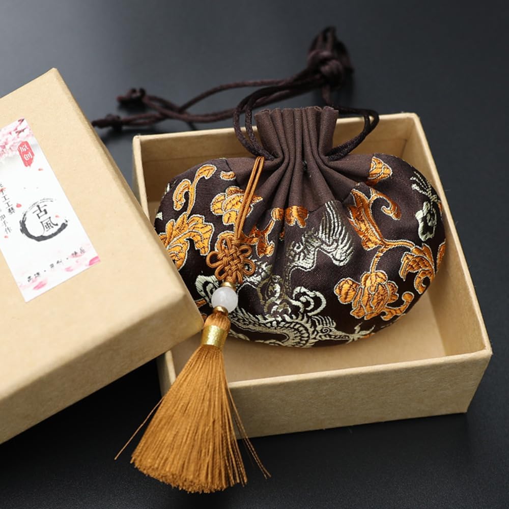 12cm Empty Hanfu Embroidered Sachet Bag for Home Decor