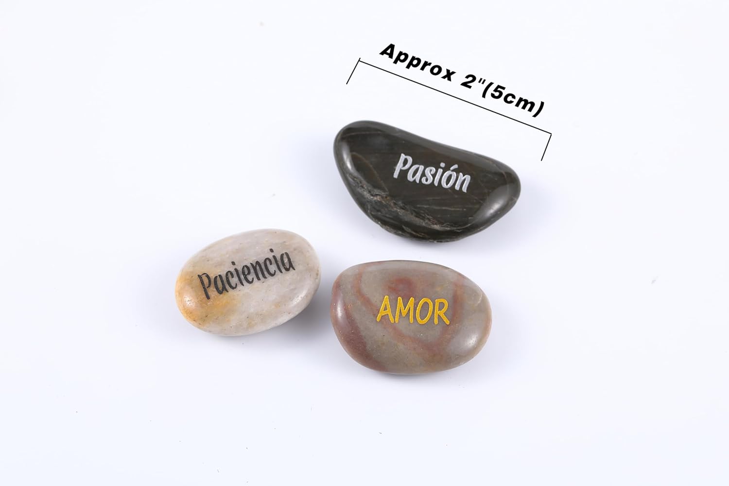 ROCKIMPACT 100 Spanish Engraved Rocks for Inspiration