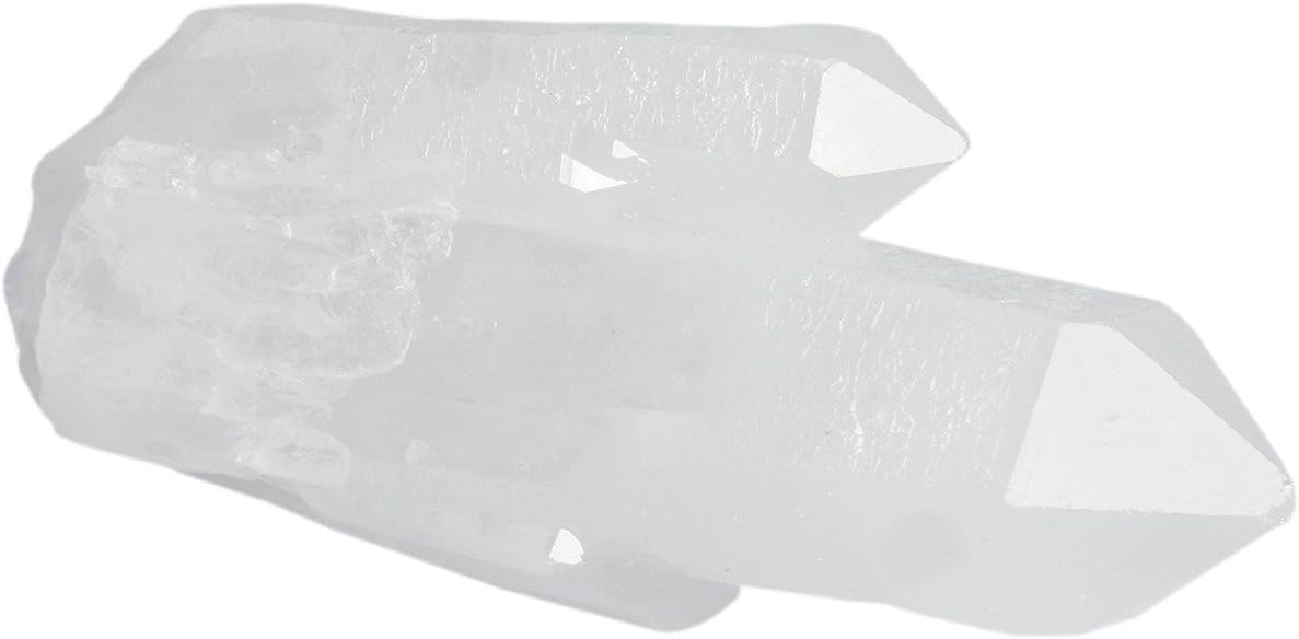 SUNYIK Natural Rock Quartz Crystal Point Specimen Pack of 10