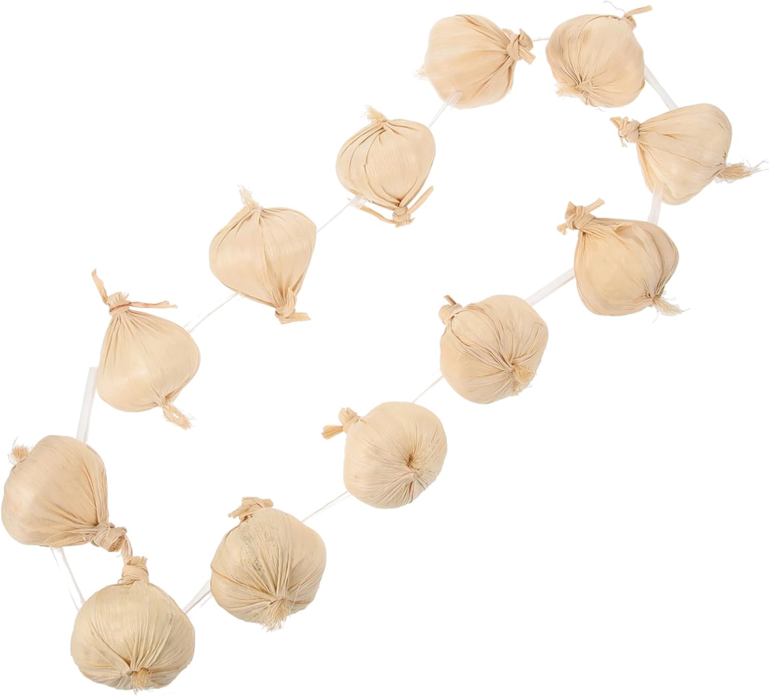 Kichvoe Artificial Garlic Wreath Realistic Decor Halloween Party Prop