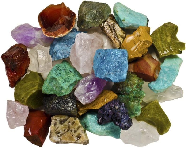 Fantasia 12 Pounds Bulk Rough Madagascar Stone Mix