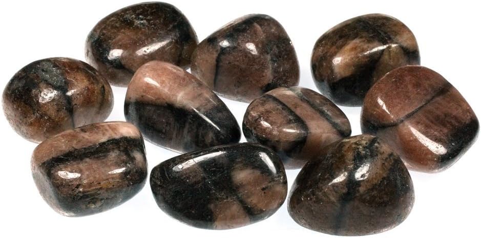 Chiastolite Tumble Stone 20-25mm Pack of 5