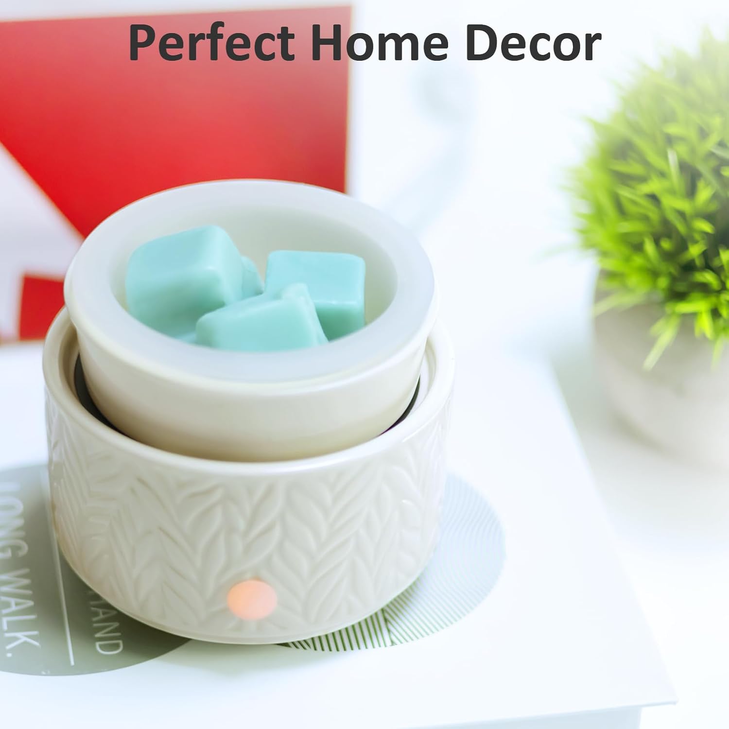 EQUSUPRO Wax Melt Warmer with Silicone Dish