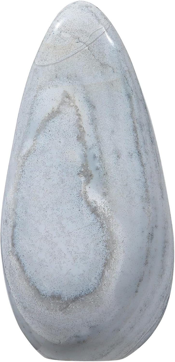 SUNYIK Irregular Ocean Jasper Stone Slab Self-Standing Decor for Home Office Meditation