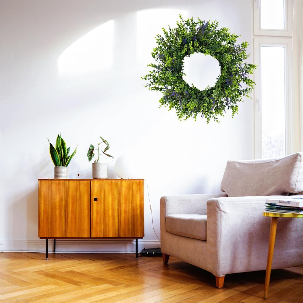 18 Inch Spring Wreath for Front Door Decor