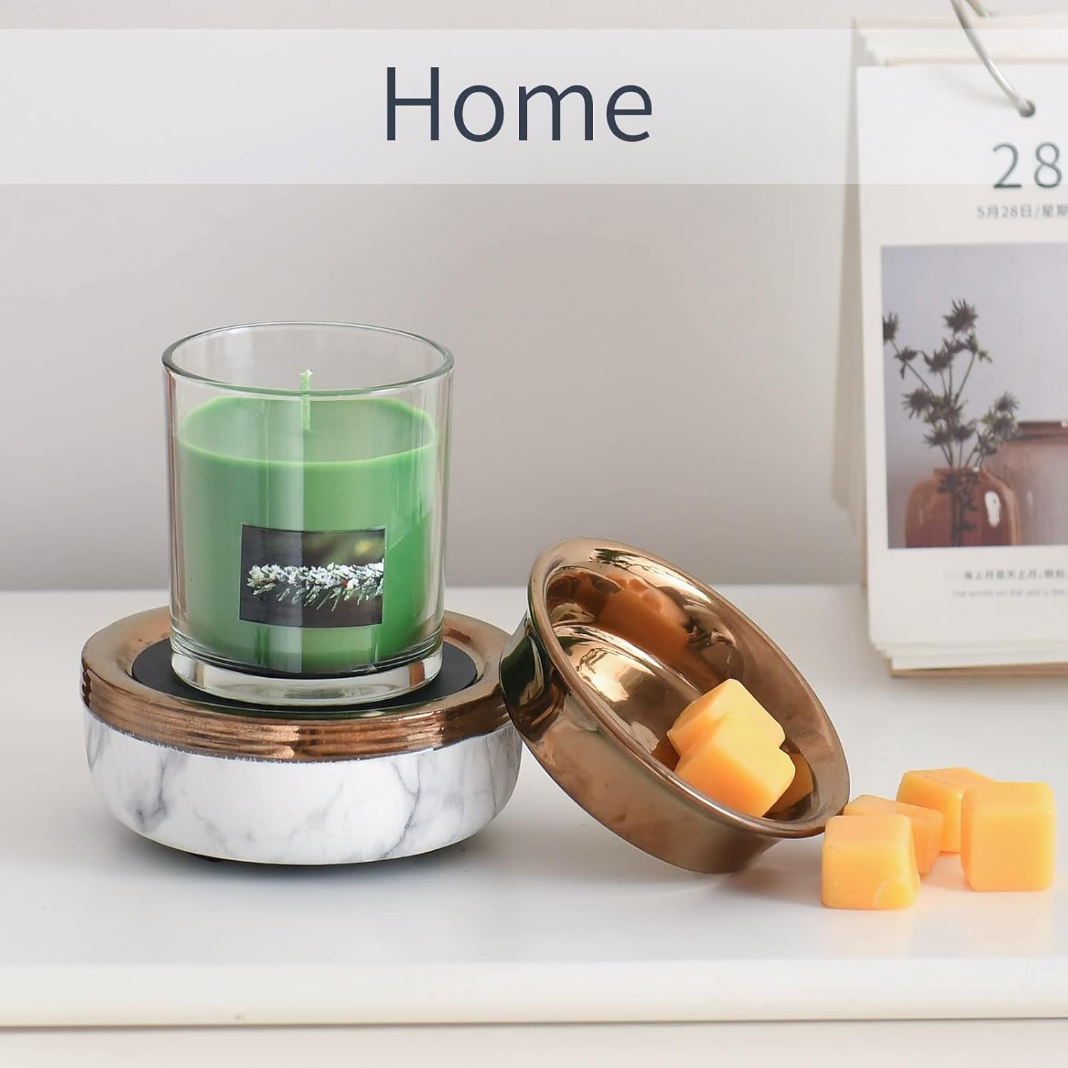 Mocosa Ceramic Wax Warmer 3-in-1 Electric Scented Candle Burner
