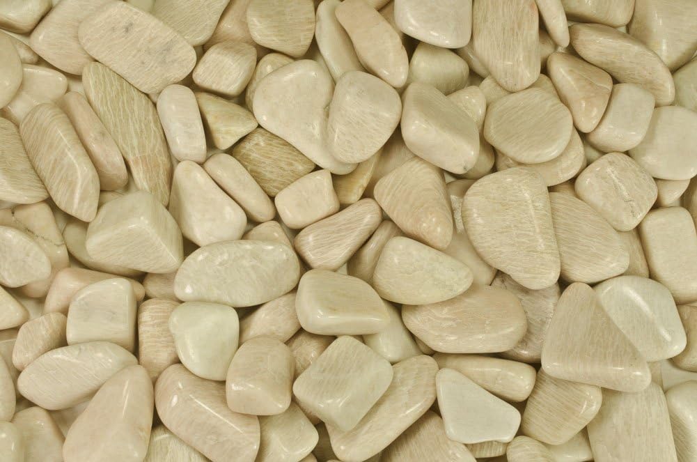 Fantasia Tumbled Feldspar A Grade Stones - 5 lbs 075 to 125 Inches