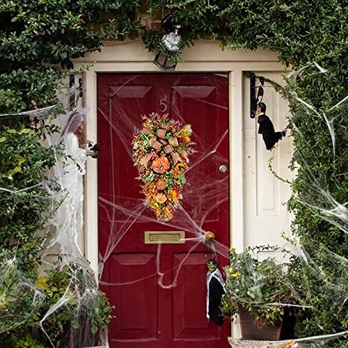 Fall Swag Wreath - Autumn Thanksgiving Door Decor