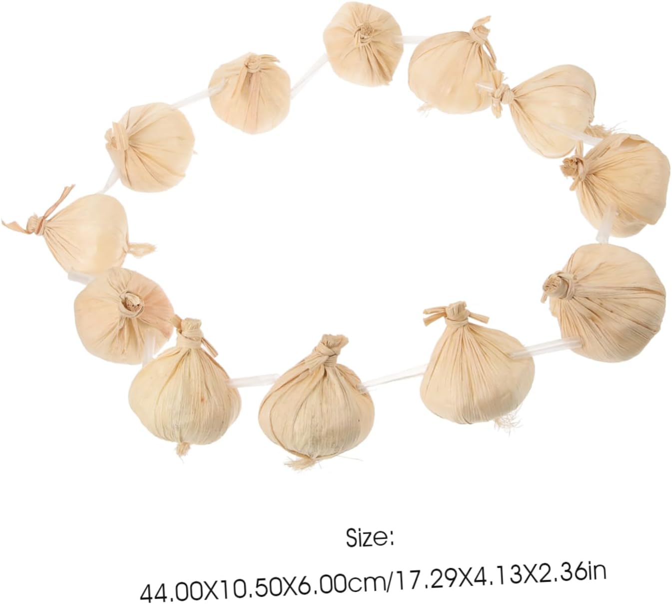 Kichvoe Artificial Garlic Wreath Realistic Decor Halloween Party Prop