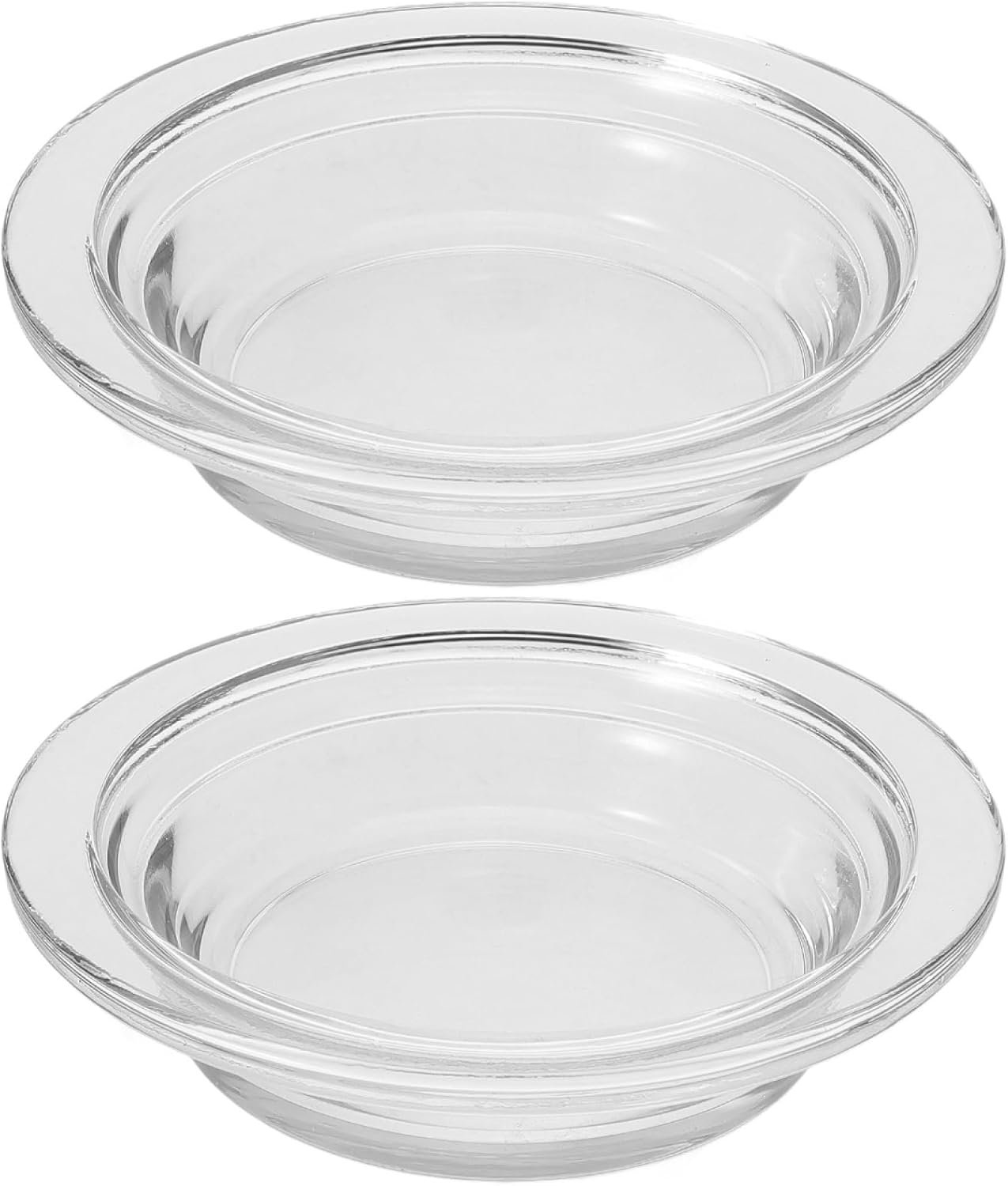 2 Pcs Replacement Wax Warmer Dish Glass Aromatherapy Essential Oil Diffuser Dishes for Home and Office