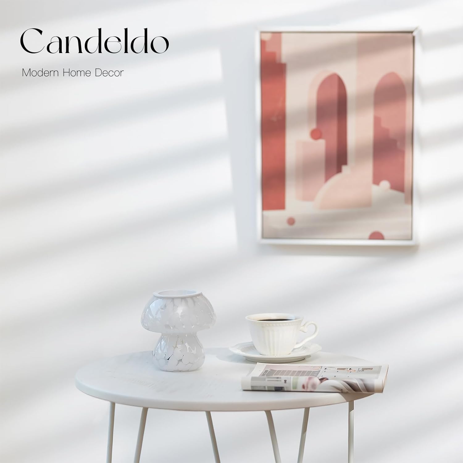 Candeldo Mushroom Wax Melter Warmer with Light