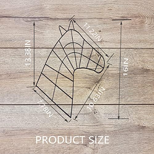 SOHAIL Horse Head Wire Wreath Frame 2PCS 16in Double Ears