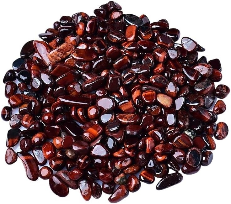 NASTYA Red Tiger Eye Crystal Gravel 9-12mm 1000g