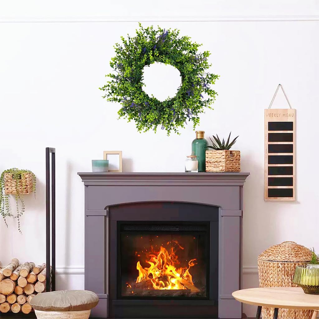 18 Inch Spring Wreath for Front Door Decor