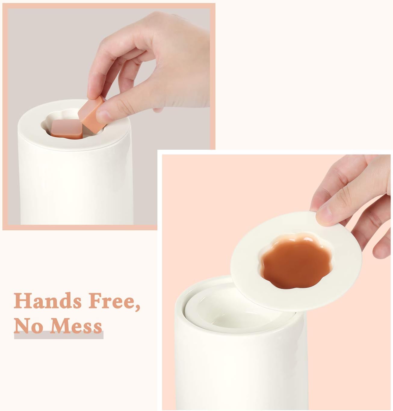 2Pcs Reusable Silicone Wax Melt Liners Leakproof for Electric Candle Warmers