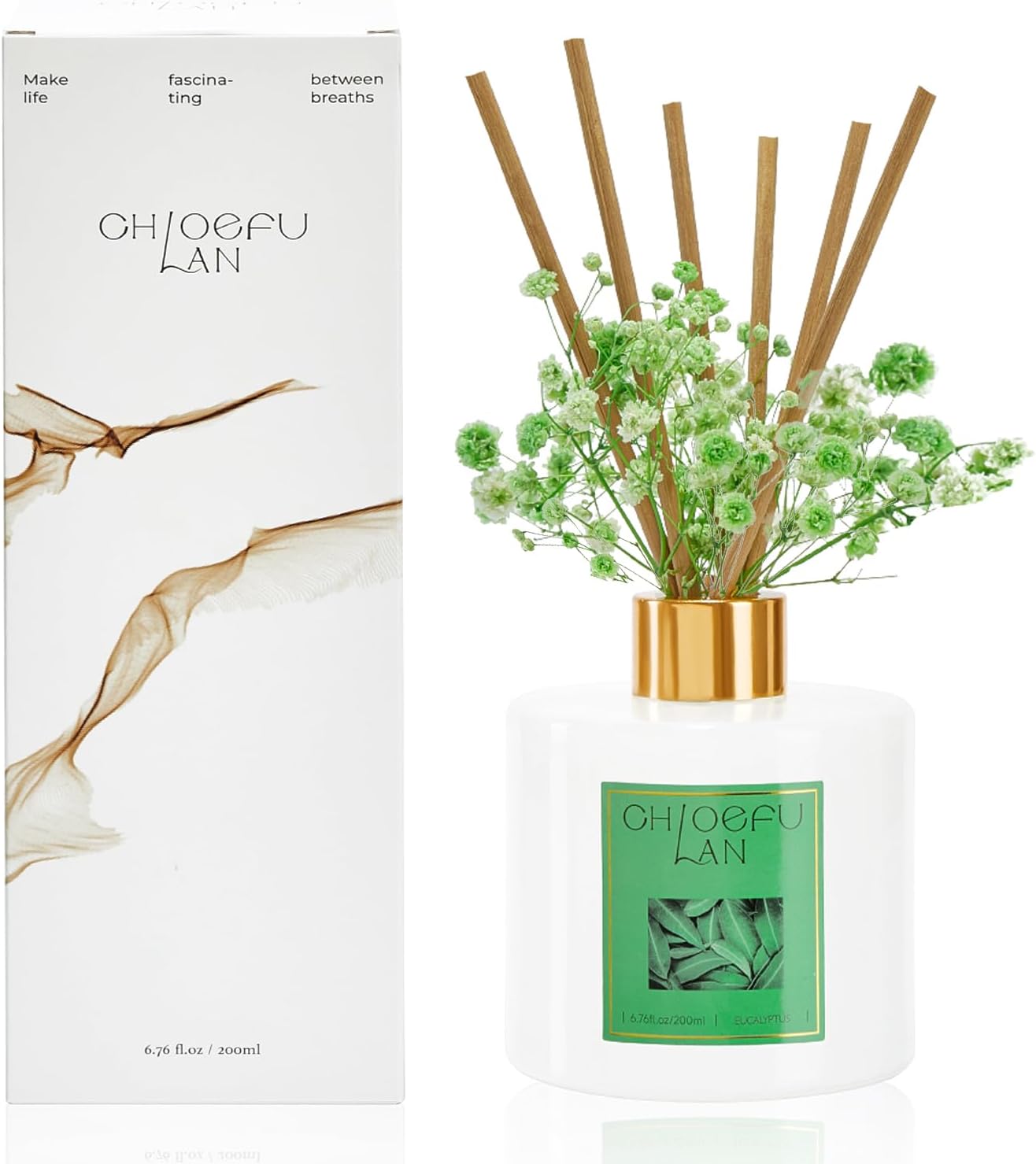 Chloefu LAN Eucalyptus Reed Diffuser Gift Set