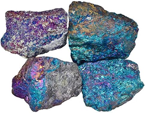 Hypnotic Gems 1 lb Chalcopyrite Peacock Ore from Mexico