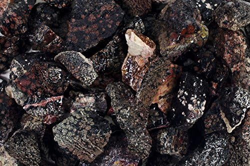Fantasia Red Snowflake Obsidian Rough Stones 1 lb