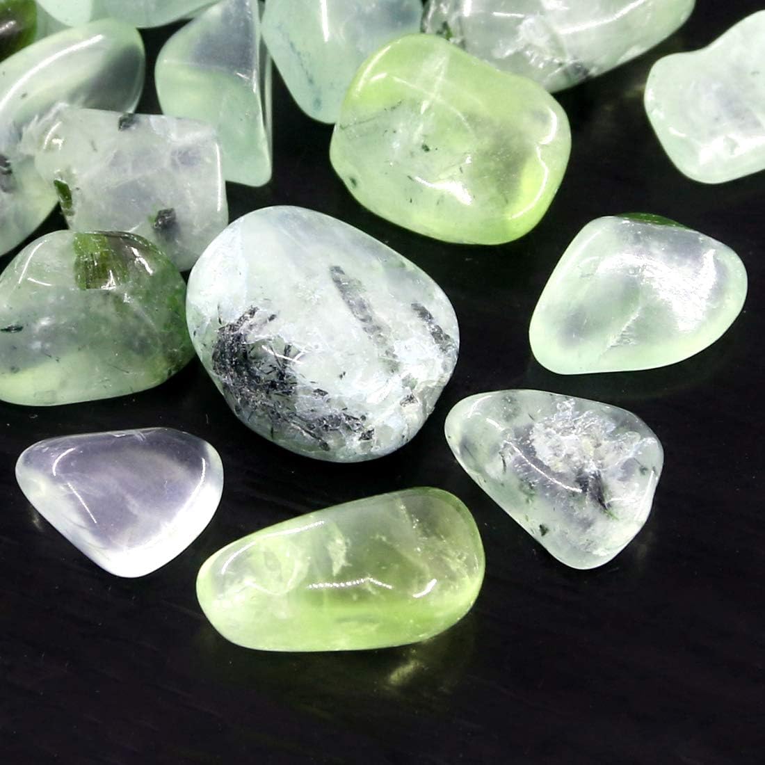 Swpeet Green Aventurine Tumbled Stones 11lbs for Jewelry and Decor