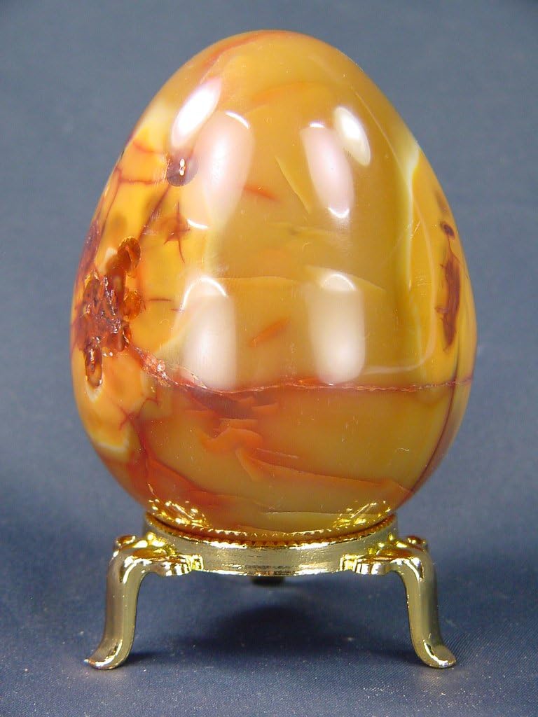 Carnelian Agate Healing Stone with Stand