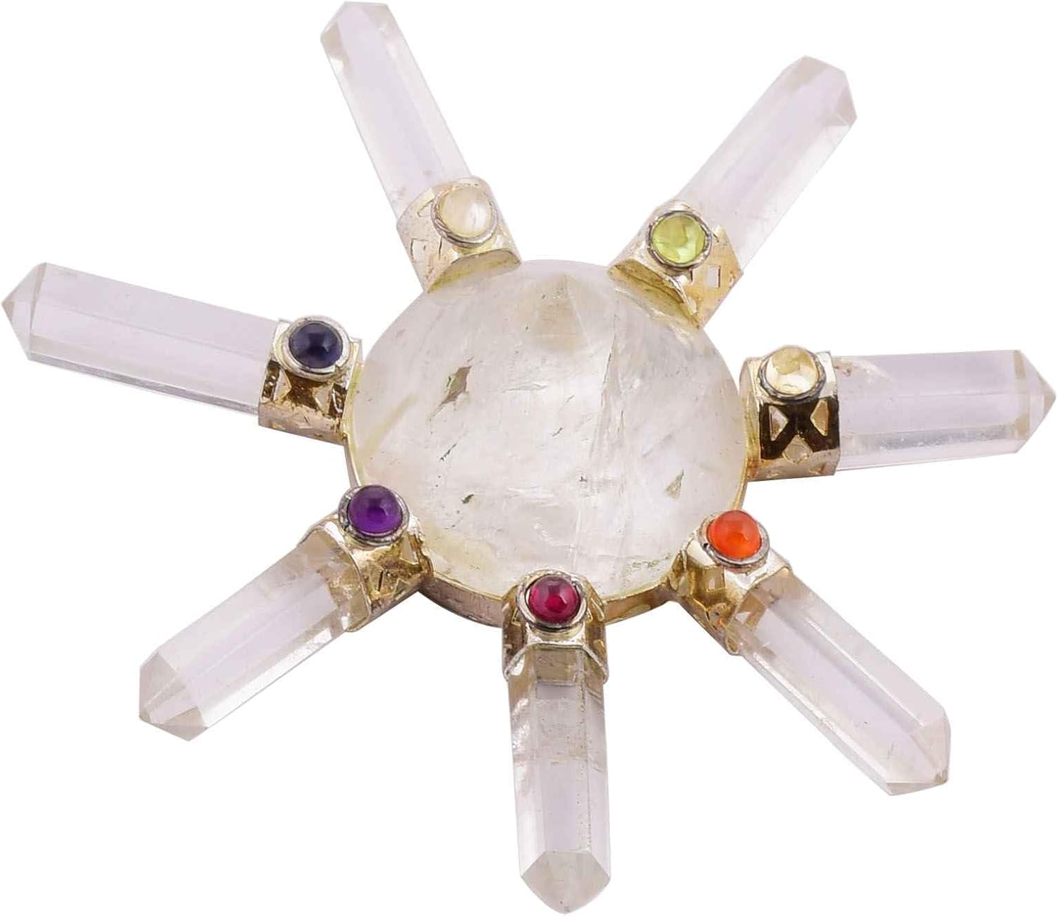 7 Chakra Crystal Conical Stone Generator