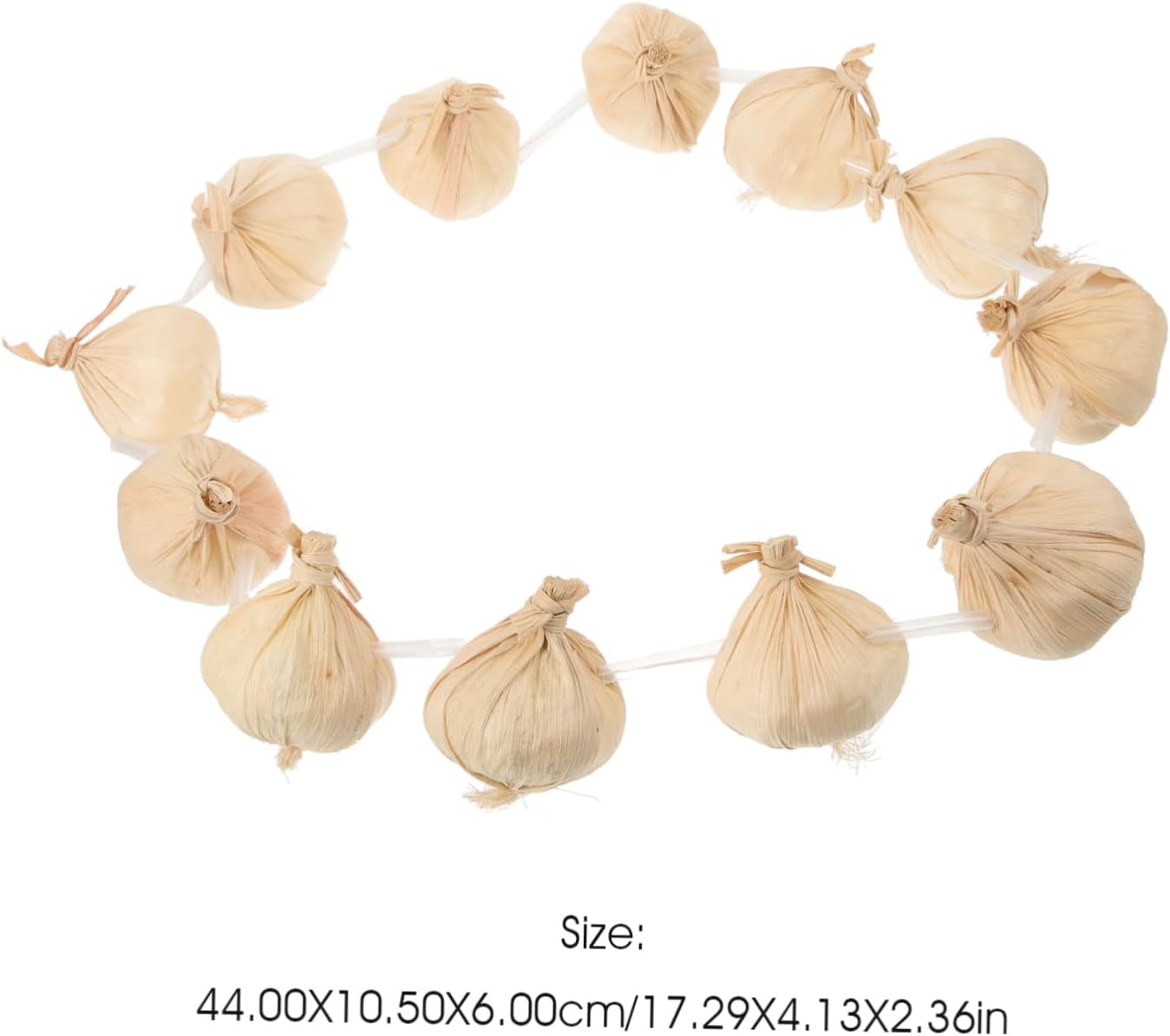 MAGICLULU Artificial Garlic String Wreath